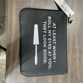 Ruby + Cash Black Makeup Wallet Mascara Diva Feminine Divine GIRLS RULE New NWT