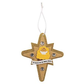 Nativity Star Ornament Craft Kit - Crafts for Kids and Fun Home Activities