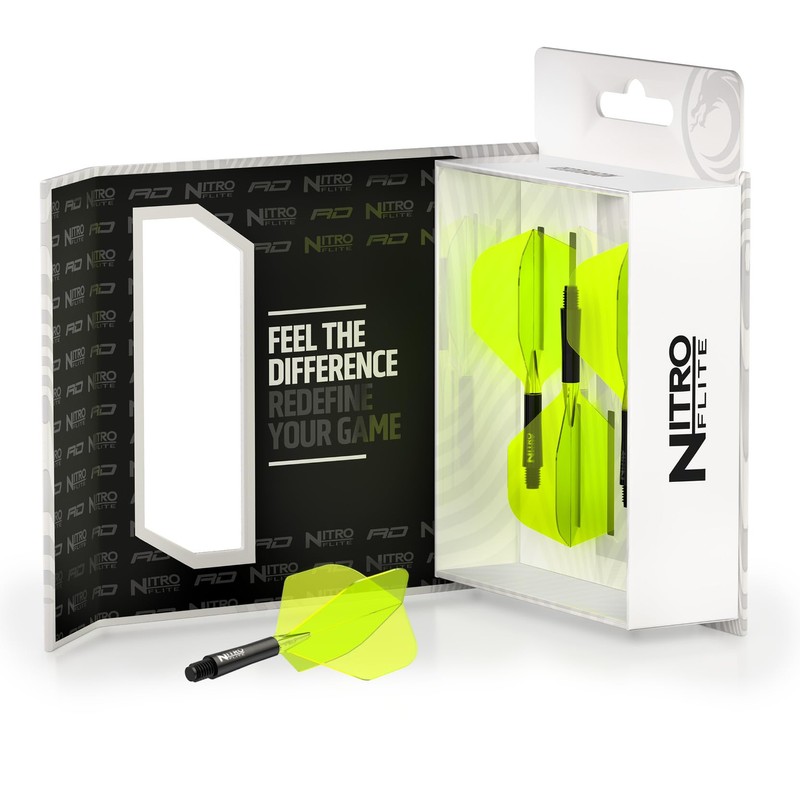 RED DRAGON Darts – Nitro Flite Integrated Flight & Shaft