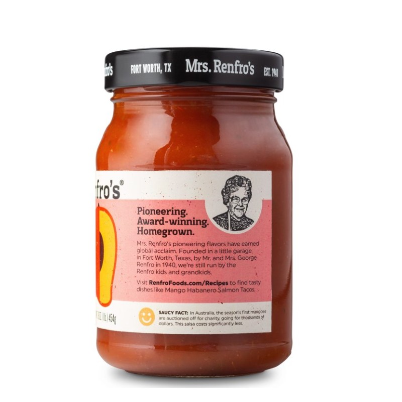 Mrs. Renfro's Mango Habanero Salsa 16 oz x 2 jars