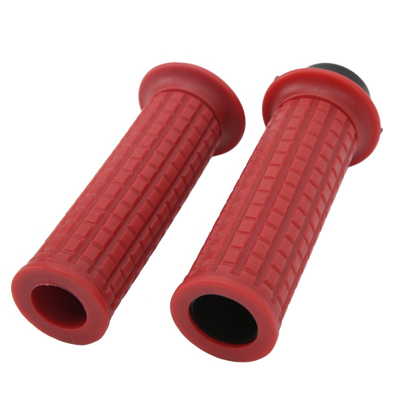 Motorcycle 22mm Handlebar Throttle Grips Silicone Left Right Side for