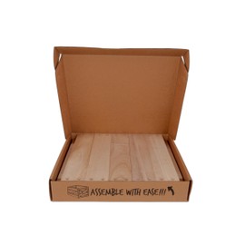 Vinyl Styl VS-RS-06l Express LP Crate 12 Inch LP Record Storage 40+ Capacity Wood