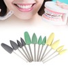Dental Silicone Rubber Polisher Grinding Head Stainless Steel Shank Dental
