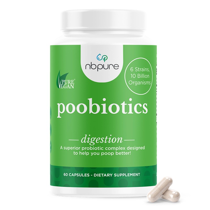 Nbpure Probiticos, Prebiticos y Probiticos Veganos Apoyo para la Salud