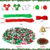 YBB 1780 Pcs Christmas Tri-Shaped Beads Ornament Kit with 30