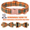 Babole Pet Fall Dog Collar with Bow Tie - Green