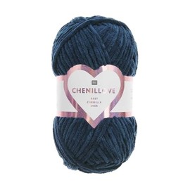 Rico Design Chenillove Crochet Wool Knitting Yarn, High-Quality Chenille Wool for Knitting and Crocheting