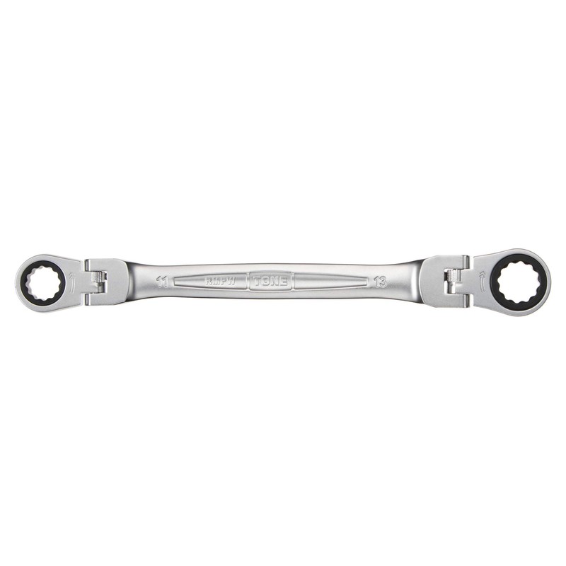 TONE RMFW-1113 Double Neck Swing Ratchet Glasses Wrench Double Sided