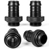 4 Pack G1/4" to 3/8" Barb Fitting for Soft Tube,
