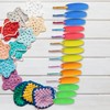 MEYAGO 5PCS Crochet Hook Grips Set Ergonomic Crochet Hook Handle