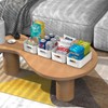 W&H 10 PCS White Plastic Storage Boxes with Handle, Small