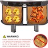Palksky Air Fryer Baking Liners for Ninja Foodi DualZone 2-Basket