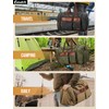 Celvetch Canvas Duffle Bag for Travel 50L Expandable Travel Duffel