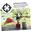 Ciieeo 3pcs Pot Stands Gas Stove Racks for Coffee Pots