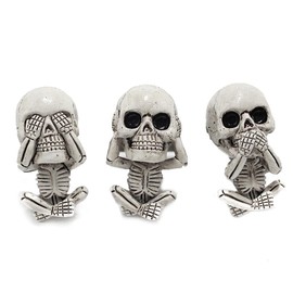 Laroal 3pcs Car Vent Clips Skull Design Cute Car Interior Accessories Car Air Freshener Vent Clips