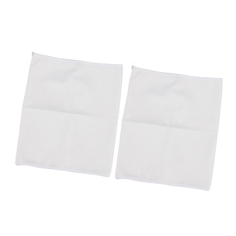 2PCS Filter Sleeve 6in White Elastic Polyester Prefilter Cover for