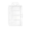 Dritz 1481 Plastic Storage Box with Dividers, Clear