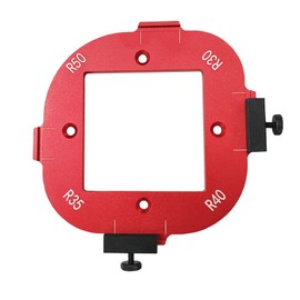 Corner Radius Stencil, 4-in-1 Round R30/R35/R40/R45 Portable Rounded R-Angle Arch Template for Woodworking DIY Projects