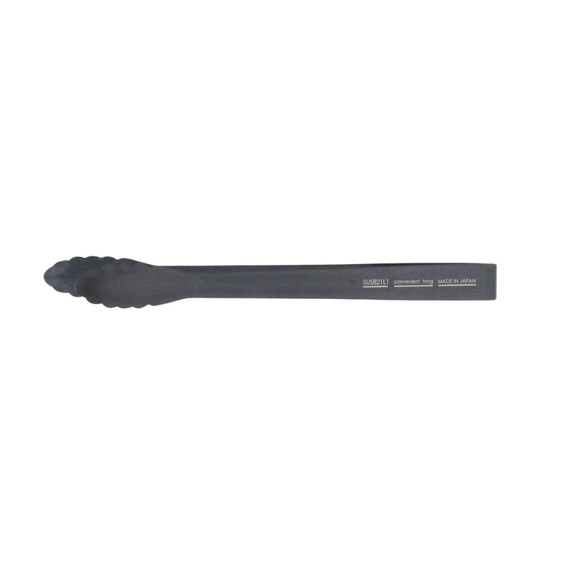 Idea Sekikawa BLACK TONGS SERIES Convenient Tongs, Black, SUS821L1, Tsubamesanjo,