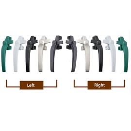 1x Locking Window Handle Aluminum Alloy Cockspur Locking Double Glazing Window Handle,Right/Left