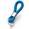 Key pendant with silver metal in maritime design made of