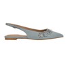 GUESS Women's Daisee Ballet Flat, Light Blue Denim 450, 5