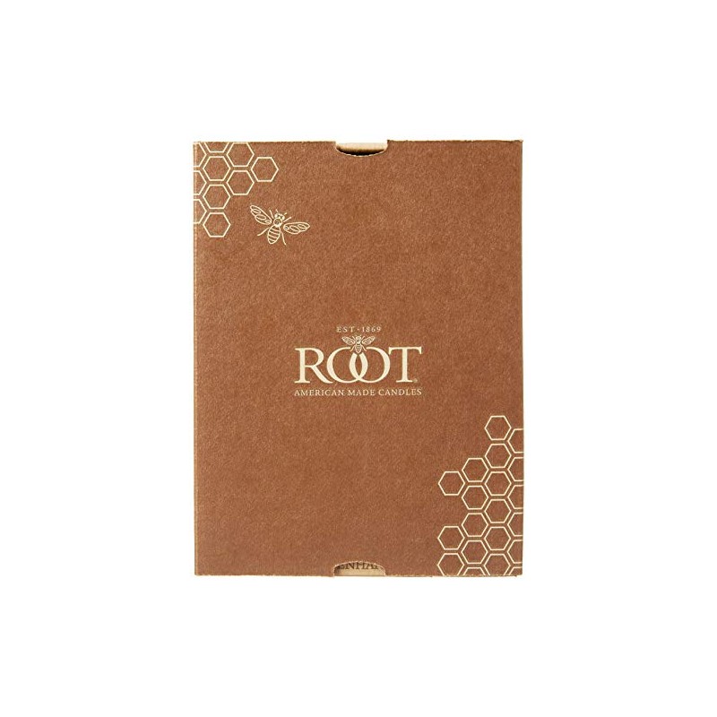 Root Candles Unscented Dinner Candles Premium Beeswax Blend Boxed Candle