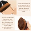 Brocha Kabuki Aplicador Profesional para Base de Maquillaje Multifuncional. Alta