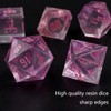 DND Liquid Dice Set Polyhedral Dice for Dungeons & Dragons