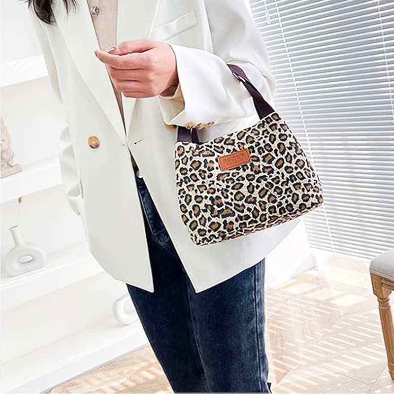 SHENGYIG Pack of 2 Lunch Box Bag, Square Lunch Bag