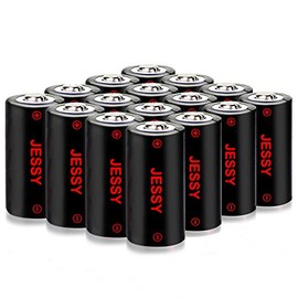 16 Pack 3.7V 750mAh Rechargeable Batteries for Arlo Cameras VMC3030 VMK3200 VMS3330 3430 3530, Flashlight Microphone