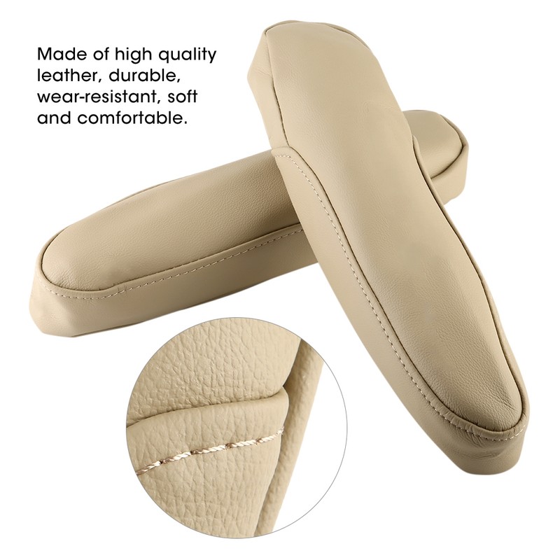 A Pair of PU Leather Car Front Seat Armrest Cover