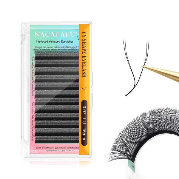 NAGARAKU NAGARAKU YY Eyelash Extensions Supplies Y Shape Lash Premade