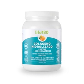 Life180 Colágeno Hidrolizado Polvo Azúcar 450 5gr Por Porción Porciones Péptidos Bioactivos Adicionado Vitamina