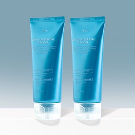Ippu [Dead Sea Salt Enzyme Cleanser] Deep Cleansing Fresh Cream Cleanser Pore Blackhead Sebum 120g, 2 units / [사해소금 효소세안제] 딥클렌징 생크림 클렌저 모공 블랙헤드 피지 120g, 2개