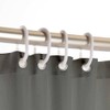 Sanixa U6RD150GR Shower Curtain Anthracite PEVA 180 x 200 cm