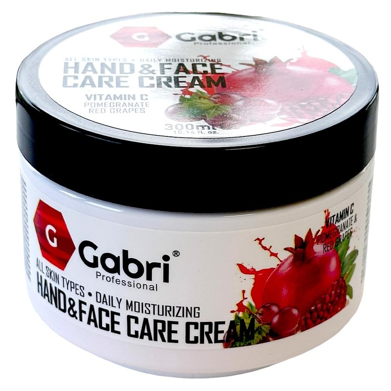Gabri Professional Hand & Face Care Cream - Pomegranate and