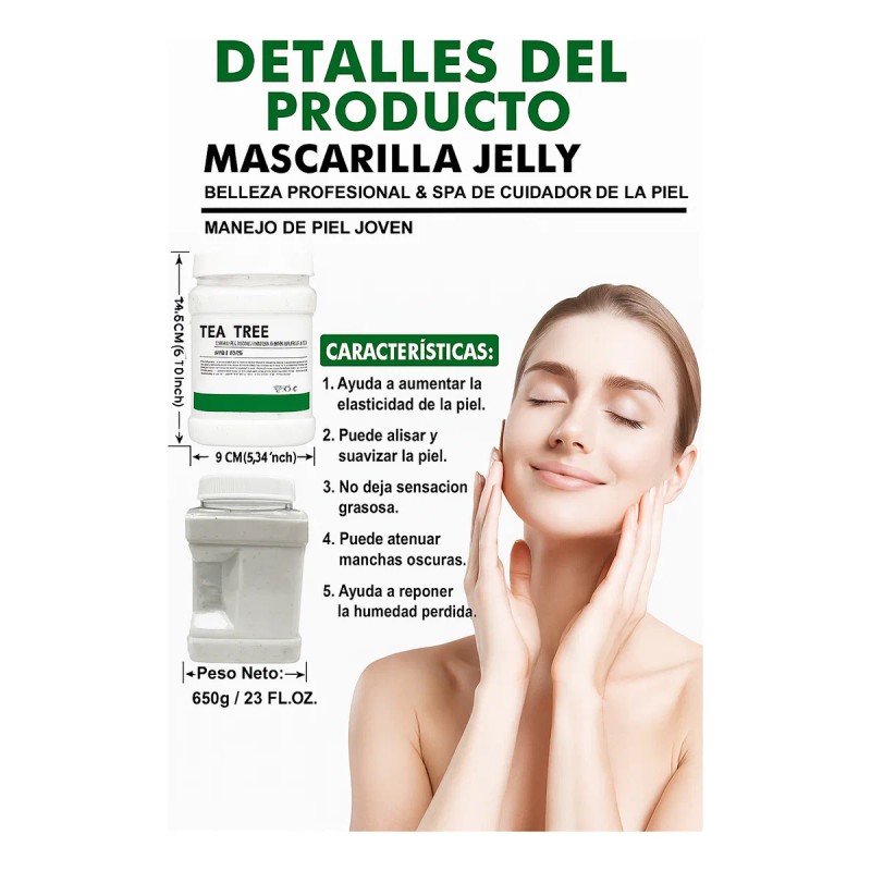 Jelly Mask 650g Hidroplástica Anti Edad