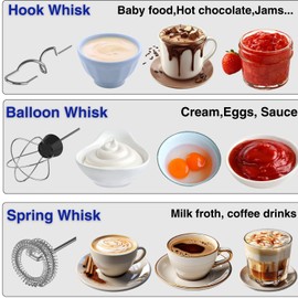 Milk Frother Handheld with 3 Stainless Steel Whisks, Rechargeable Electric Drink Mixer with Stand & Travel Case, Milk Foamer for Coffee, Latte, Cappuccino, Hot Chocolate, Egg,Jam Supplement-Green