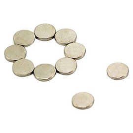 Diametrically Magnetised N42 Neodymium Magnet for Arts, Crafts, Model Making, DIY, Hobbies, Office and Home - 6mm dia x 1mm thick - Pack of 100
