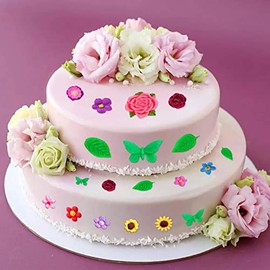 Deja el molde de la torta de pasta de azúcar, silicón 3D, cortador de torta, Sugarcraft creativa galleta caramelo azúcar herramienta DIY