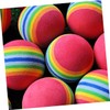 NOLITOY Attractive 63mm Rainbow Balls 8 Pack Eva Training Balls