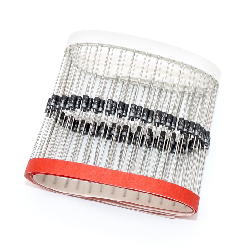 (100 Pcs) DSSRQI 1N4001 Rectifier Diode, 50V 1A DO-41 Electronic