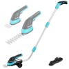 DURATECH 3.6V 3-in-1 Handheld Electric Cordless Hedge Trimmer for Garden,