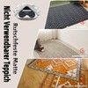 LISERV Non-Slip Mat for Carpet, 8 Pairs of Double-Sided Carpet