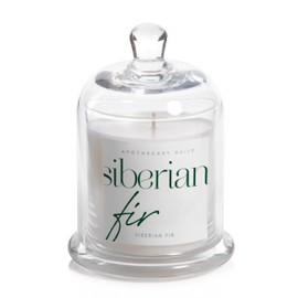 Apothecary Guild Scented Jar Candle with Glass Dome, 10.19 oz -Siberian Fir