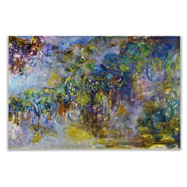 Monet Wall Art Collection Wisteria [2] by Claude Monet Canvas Prints Wrapped Gallery Wall Art | Stretched and Framed Ready to Hang 30X40