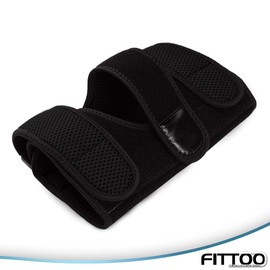 FITTOO Elbow Brace Support for Men & Women, Fully Adjustable Elbow Support with Two Removable & Firm Splints Great for Tennis & Golfers Elbow, Elbow Discomfort, Sports Protect, One Size Fits Most