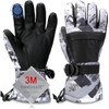 Ski Gloves, Warmest Waterproof and Breathable Snow Gloves for Cold