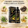Hair Dye Shampoo 4 en 1 Fórmula Suave Ingredientes Naturales